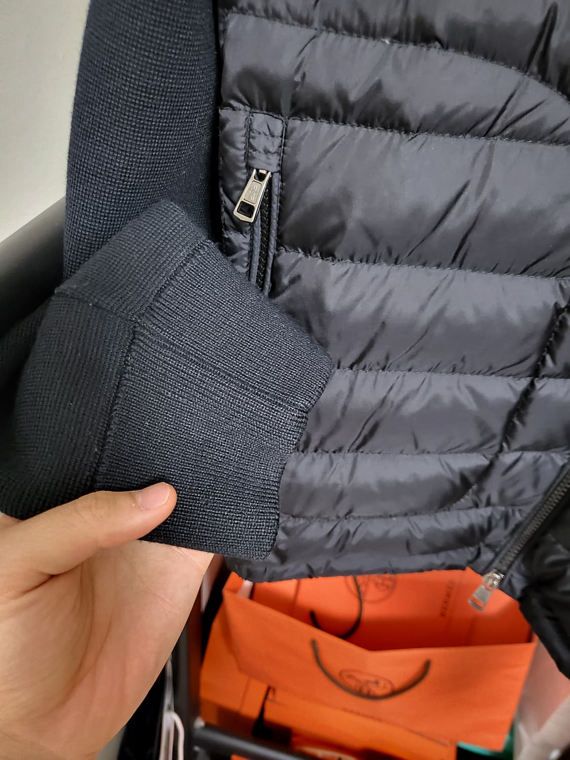 23FW 몽클레어 트리콧 니트패딩 L 상품이미지5