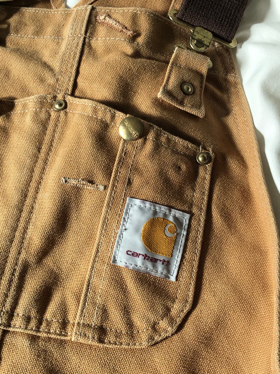 칼하트 오버롤 32x30 R01-BRN 브라운 상품이미지4