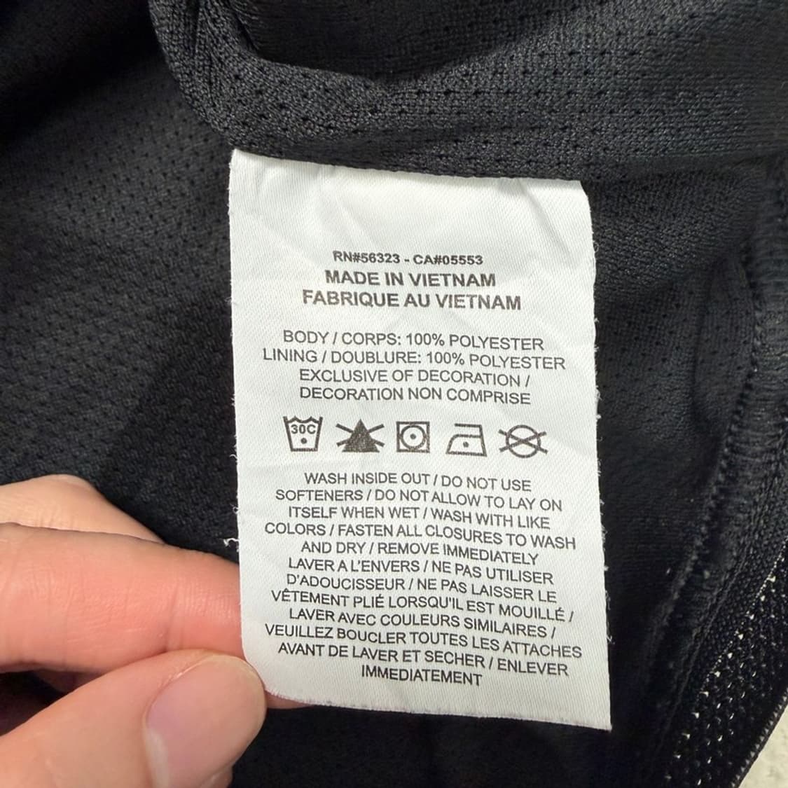 나이키 벨몬트 애비 라크로스 팀 로고 드라이핏 집업 자켓 블랙 XL 상품이미지9