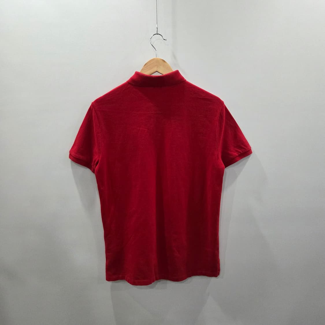 폴로랄프로렌 피케 카라 반팔티 레드 M 상품이미지5