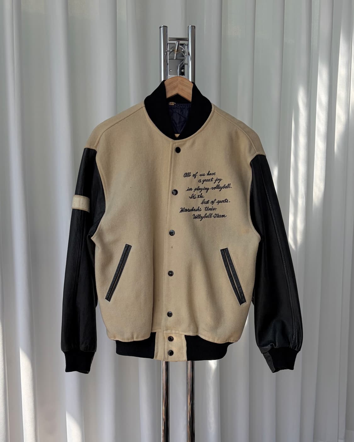 [L]JPN 90s 데스페라도 레더 바시티 자켓 상품이미지3