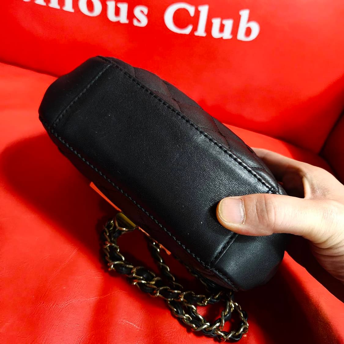 러브캣(Lovcat) 미니 가죽 퀼트
체인백 상품이미지3