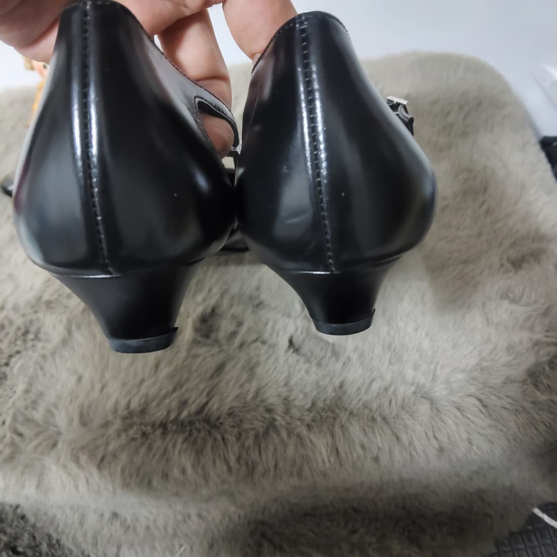 새상품 orr 오르 드레곤블루스 펌프스 플랫 슬링백 38 250 상품이미지3