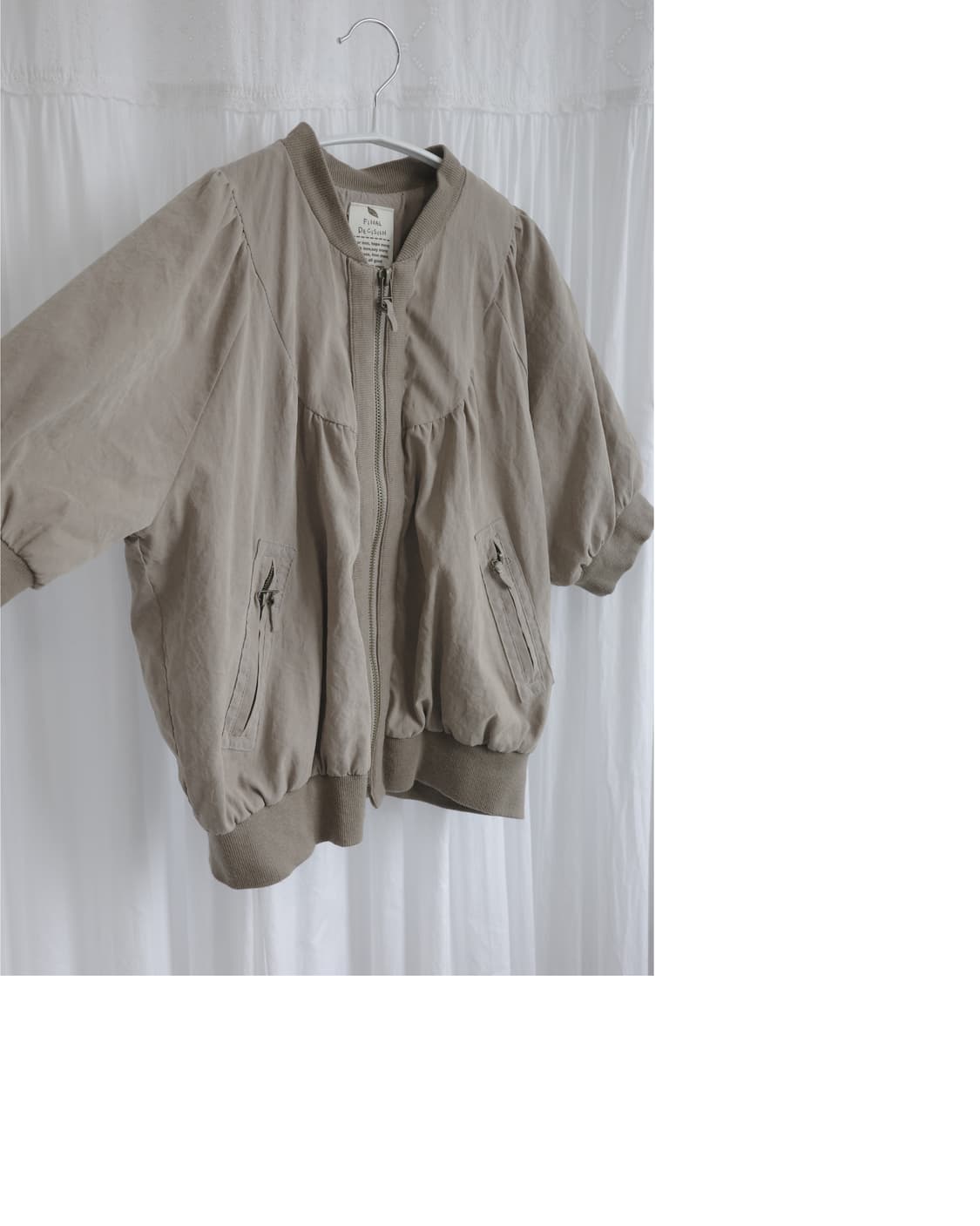 Brown vintage zip-up 상품이미지3