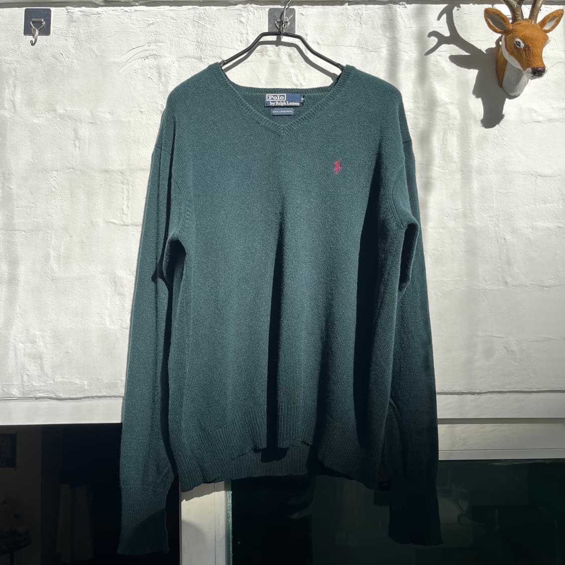 Polo by Ralph Lauren 램스울 양모 그린 니트 90 상품이미지1