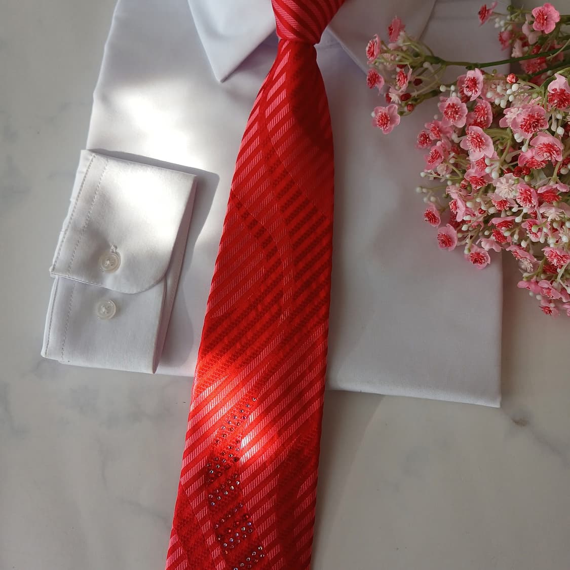 메트로시티 실크 스트라이프 자카드 넥타이 9.3cm A+등급 A19200 상품이미지5