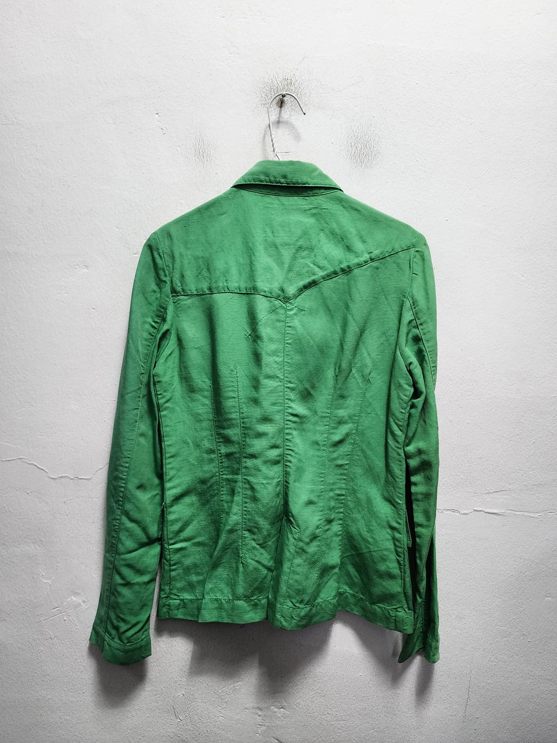 게스 Y2K 그린 린넨 블레이저  상품이미지2