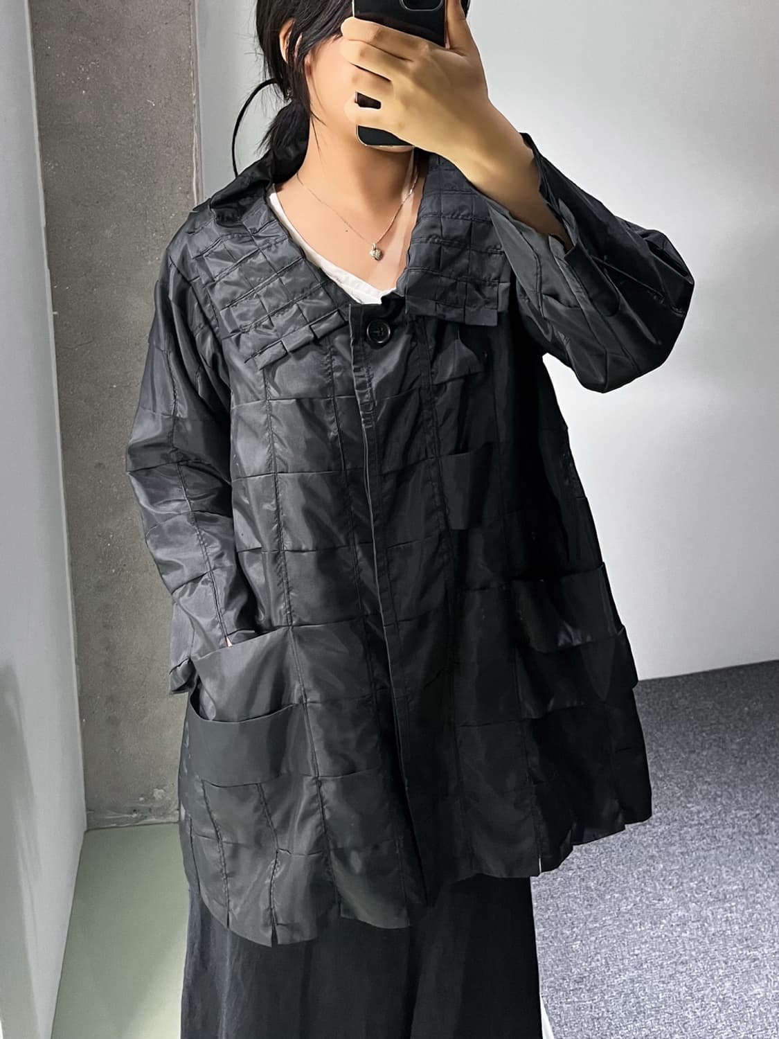 이세이 미야케 10s/s 인터우븐 코트 상품이미지3