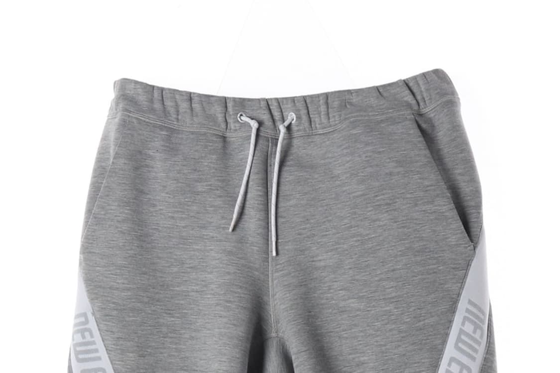 뉴에라 그레이 배색 로고 스웻 하프 팬츠 M 상품이미지3