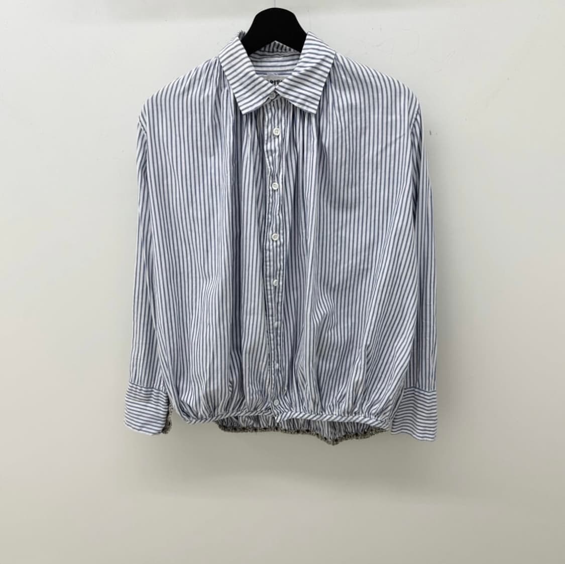 캐피탈 스트라이프 벌룬 셔츠 상품이미지1