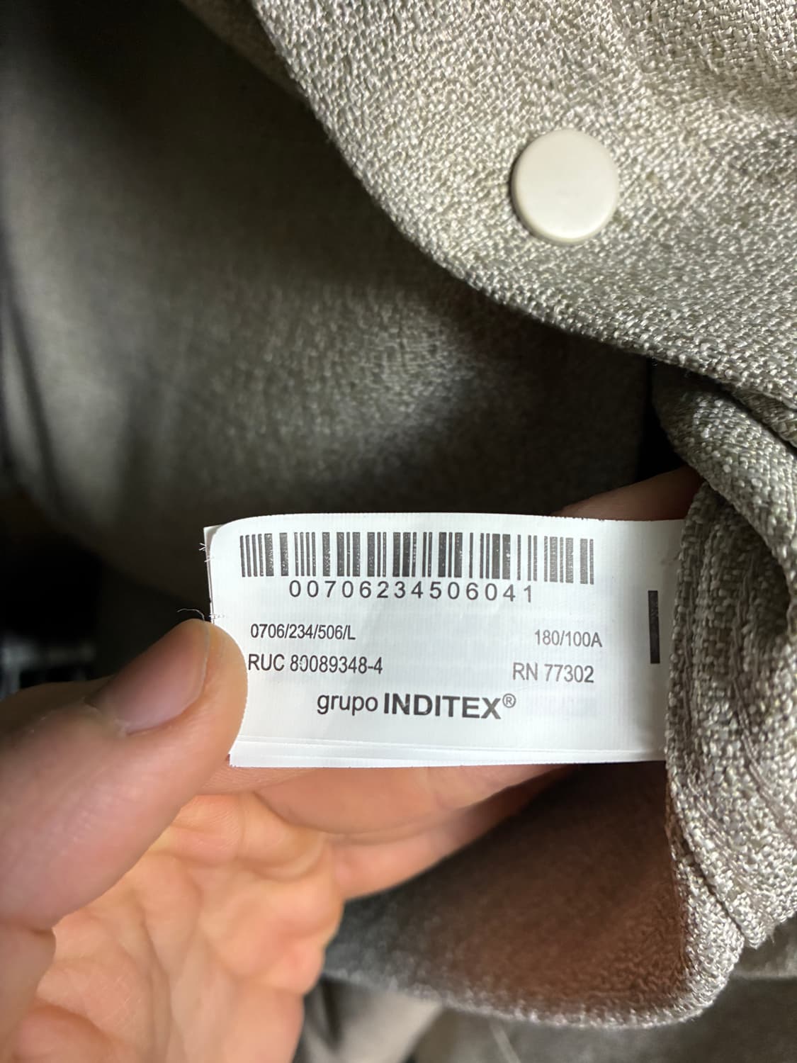 자라 베이지 셔츠 자켓 상품이미지4