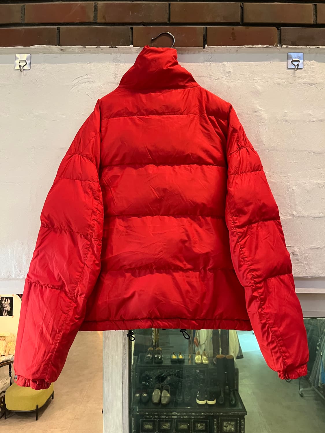 Allsaints 올세인츠 레드 블랙 리버서블 패딩 M 상품이미지7