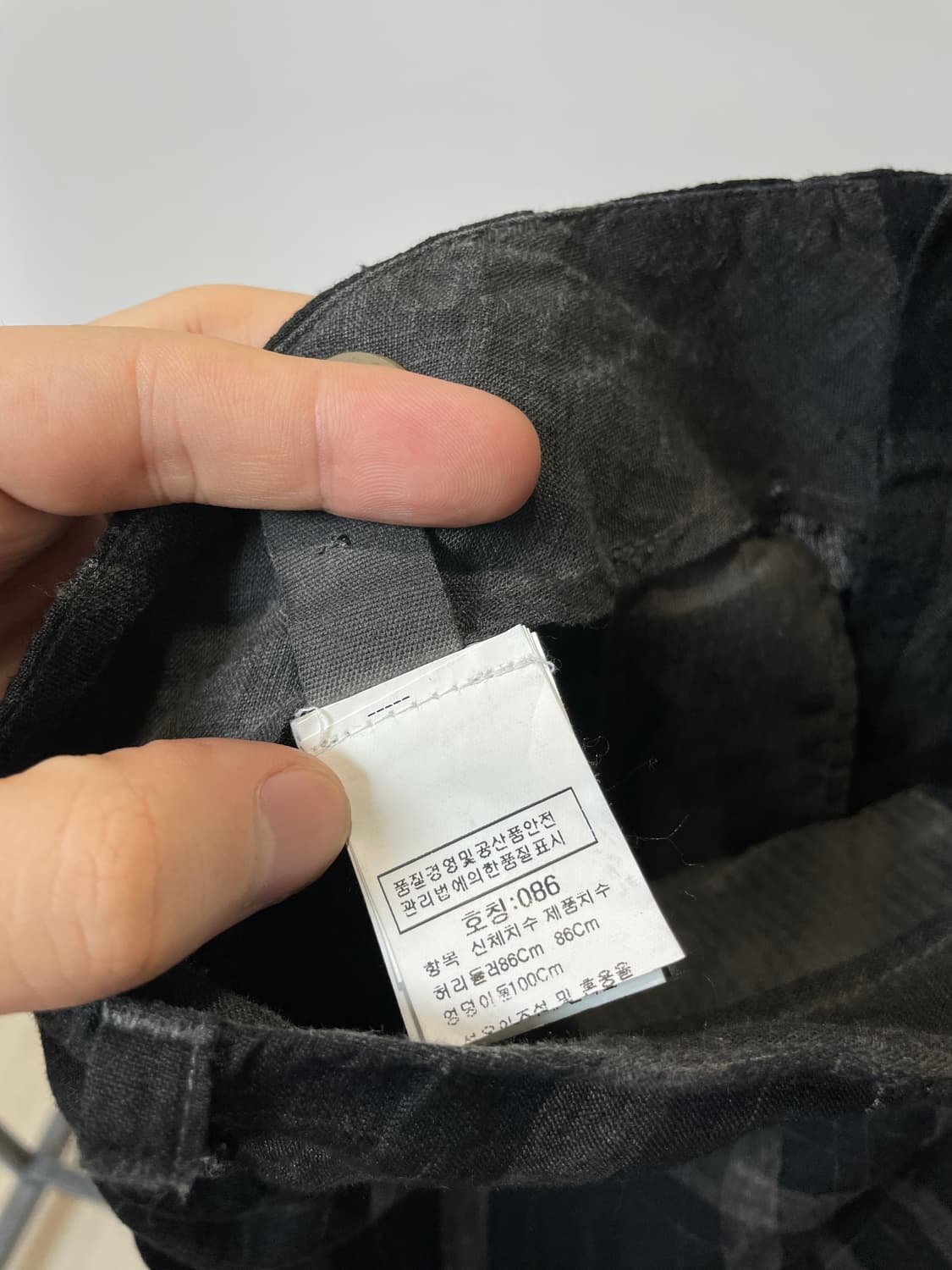 (M) Transit 트랜짓 린넨 체크 팬츠 상품이미지7