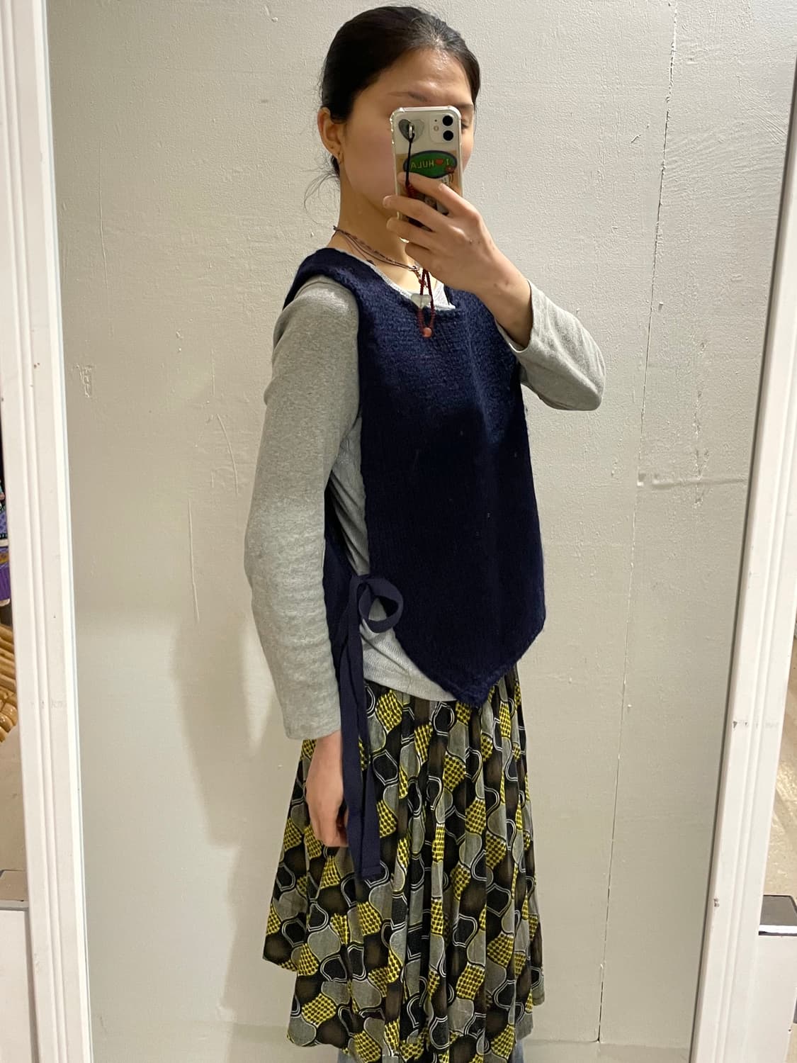 빔스 보이 미디스커트 상품이미지2