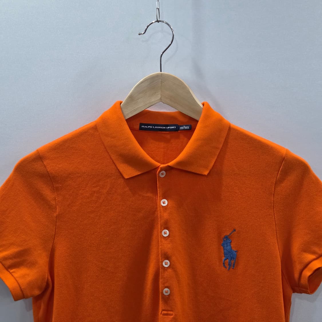 폴로랄프로렌 스포츠 우먼 피케 카라 반팔티 오렌지 L 상품이미지2