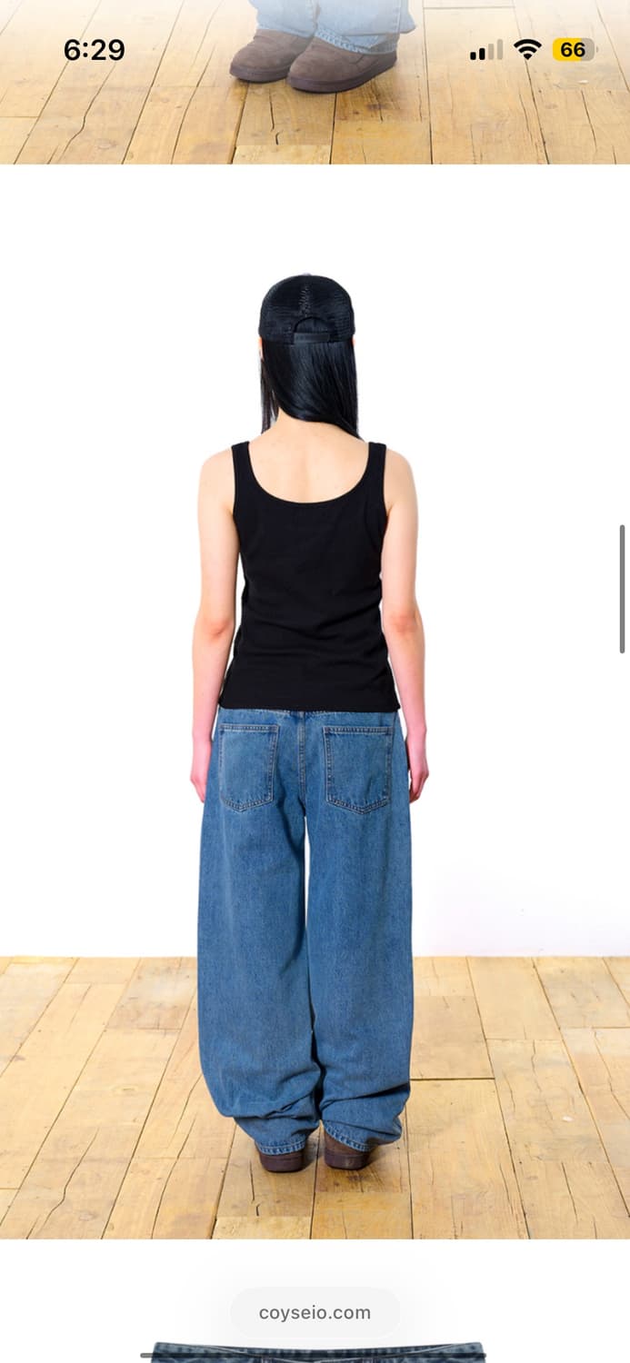 코이세이오038 BASIC DENIM PANTS BLUE 상품이미지2