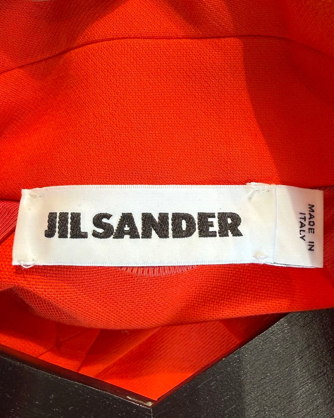 질샌더 오렌지 코튼 싱글 코트  상품이미지8