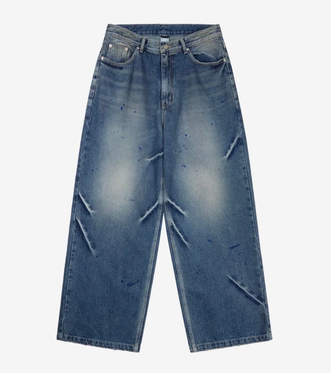 아캄 Paint Washed Denim Pants (Blue) 상품이미지4