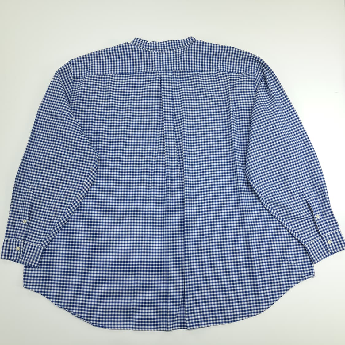 CN722 4XB폴로 랄프로렌 블루 마이크로체크 긴팔 셔츠 남방 상품이미지7