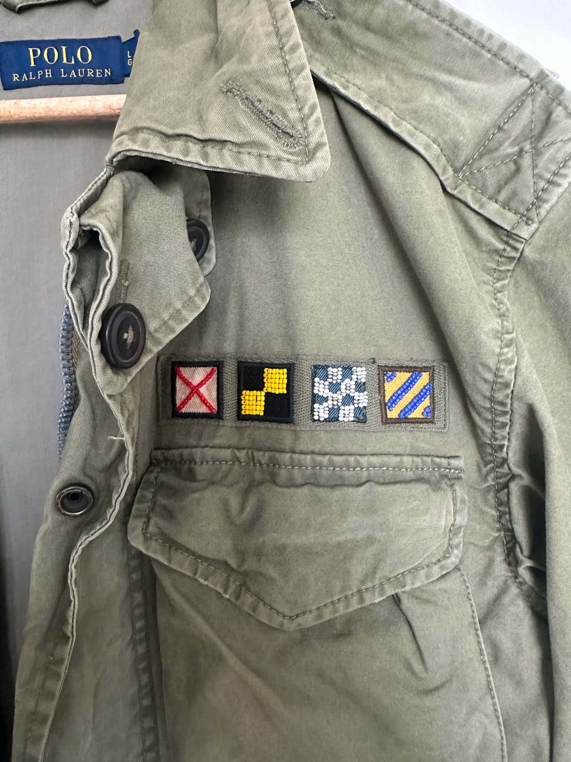 랄프로렌 m65 비즈 성조기 야상 L 사이즈 상품이미지2