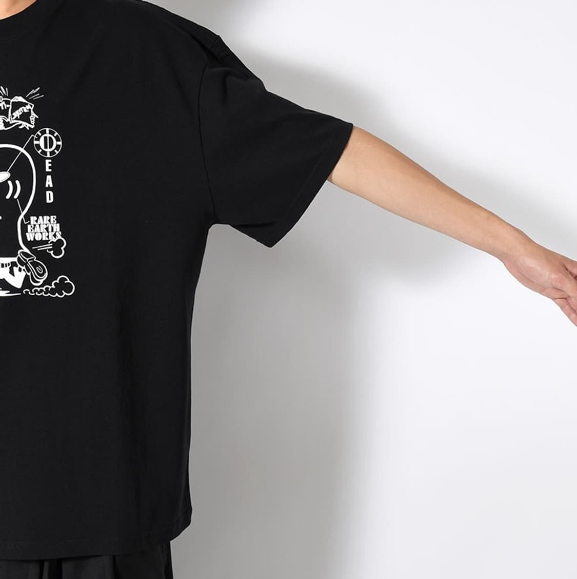 S 새제품) 브레인데드 반팔 그래픽 티셔츠 남자 여자 95 100 M 상품이미지7