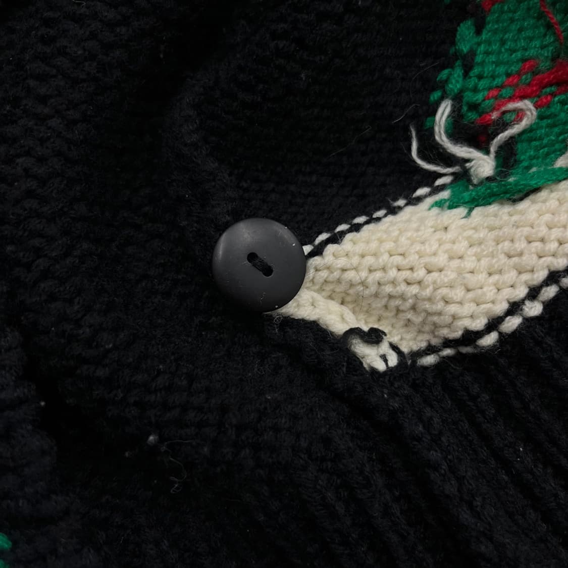 usa 크리스마스 오너먼트 버튼 니트 가디건 M 상품이미지8