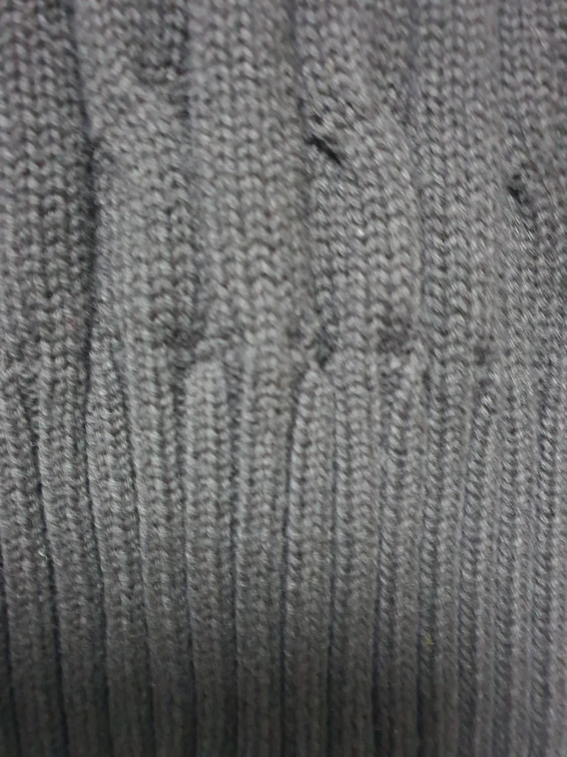 폴로 랄프로렌  꽈배기케이블  블랙 니트 반팔 xs~s 상품이미지4