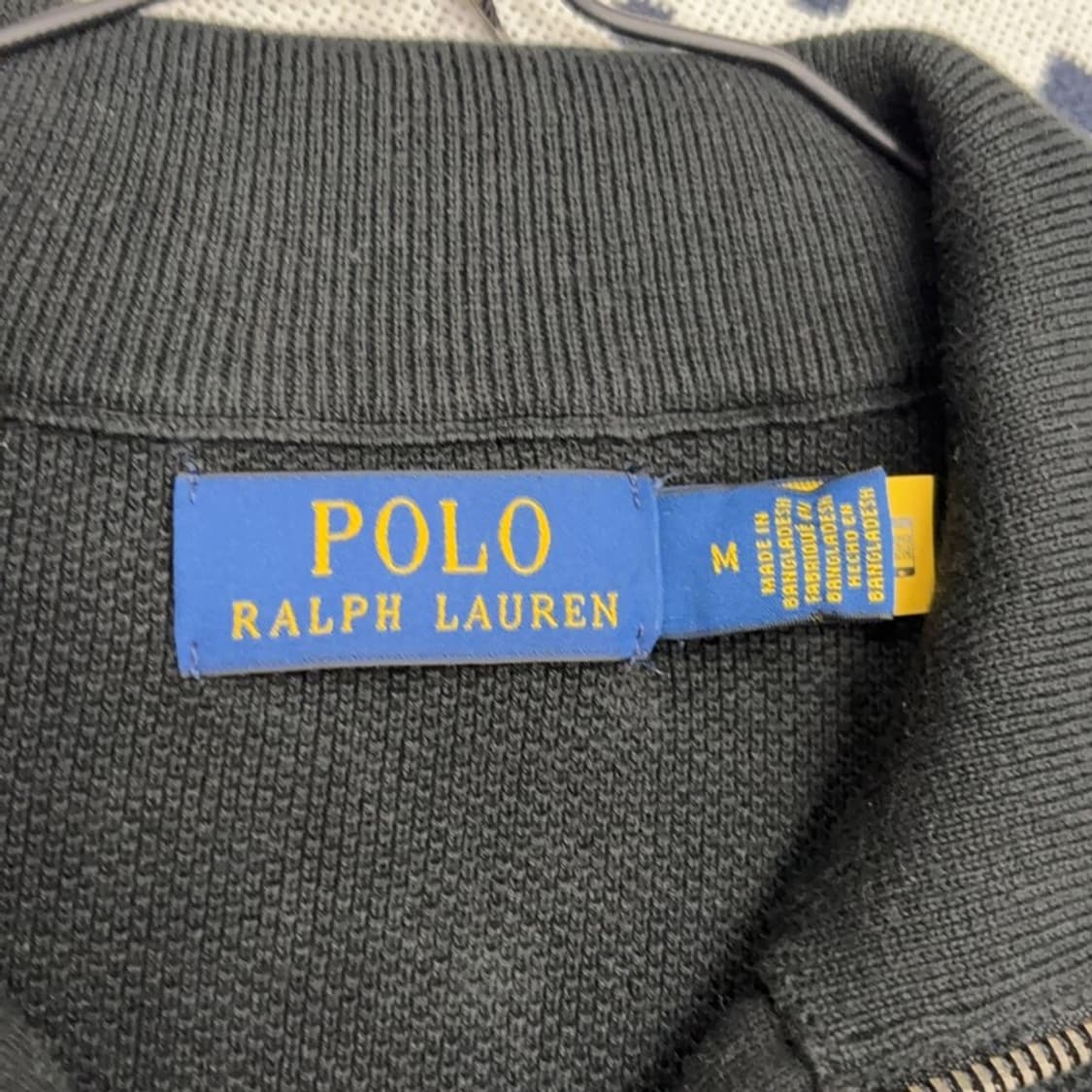 폴로 랄프로렌 신형 QR 반집업 코튼 니트 M P00092 상품이미지2