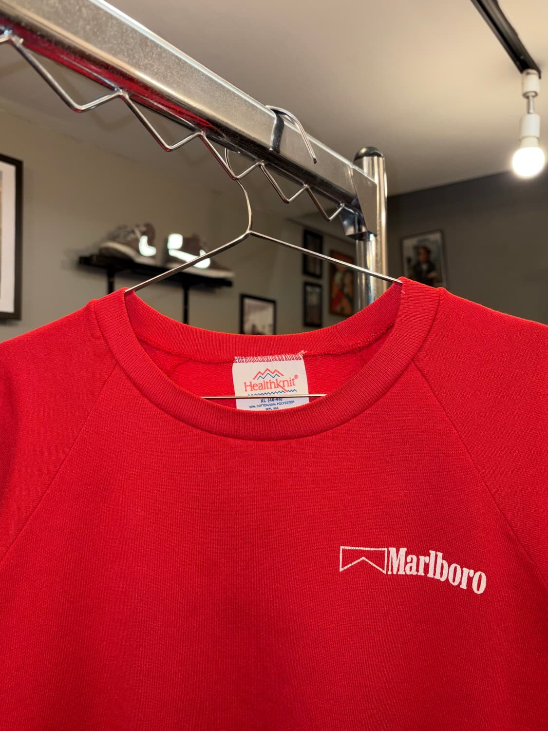 80‘s Marlboro mark logo print sweat 상품이미지7