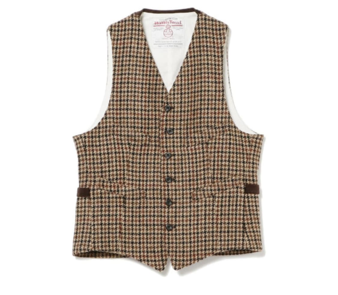 빔즈플러스 트위드 베스트 L사이즈(새제품) 상품이미지4