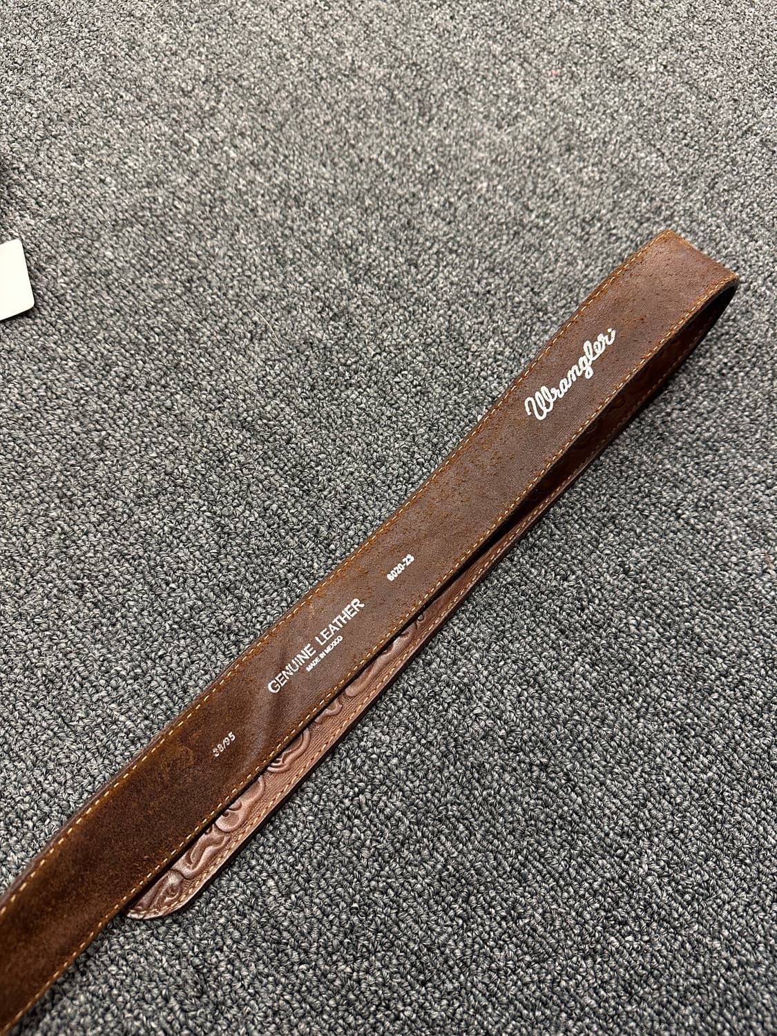 랭글러 빈티지 버클 가죽벨트 상품이미지4