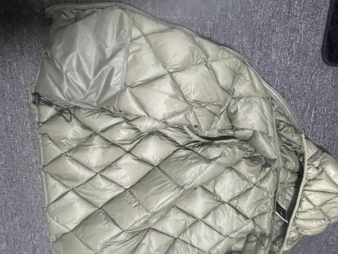 로아 누나 800 필파워 후드 다운 베스트 그레이 상품이미지3