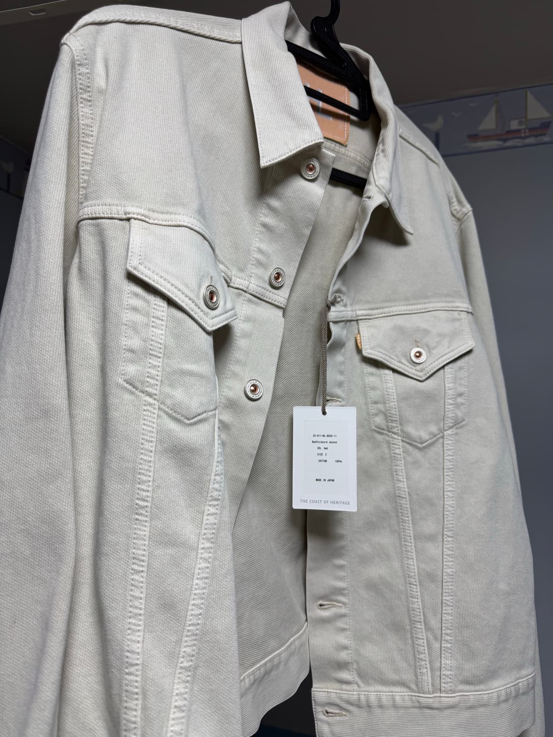 헤릴 베드포드 코드 자켓 샌드 2사이즈 상품이미지3