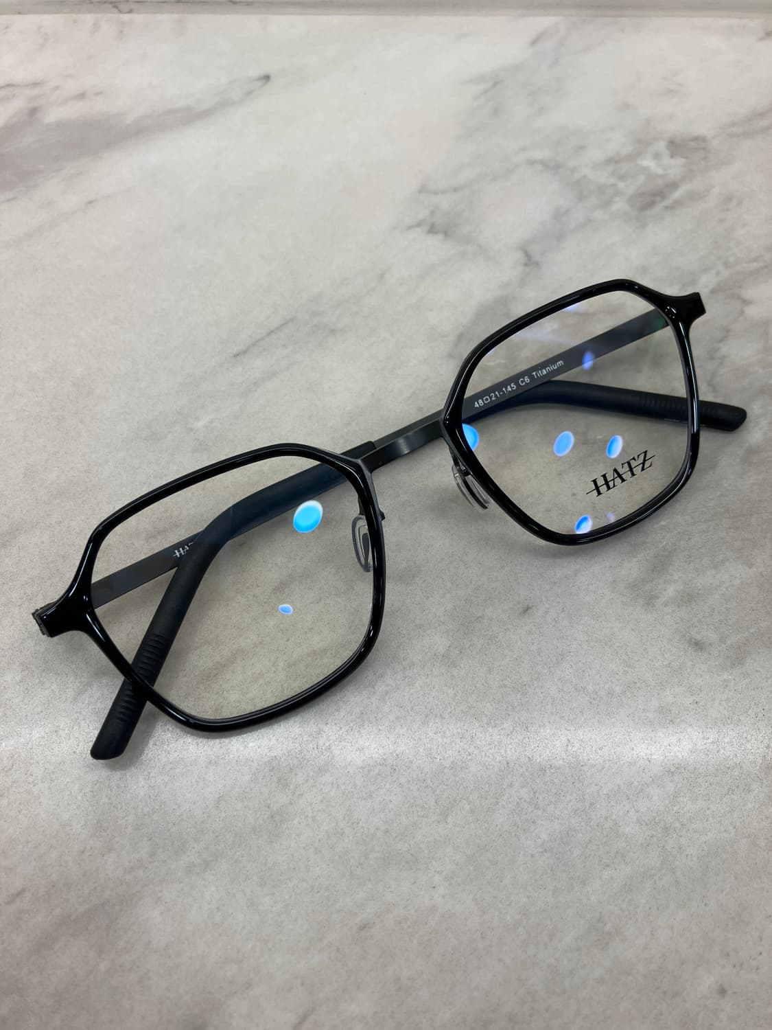 하츠 Hatz 그레이 블랙 솔텍스 웰링턴 메탈테 안경 상품이미지1