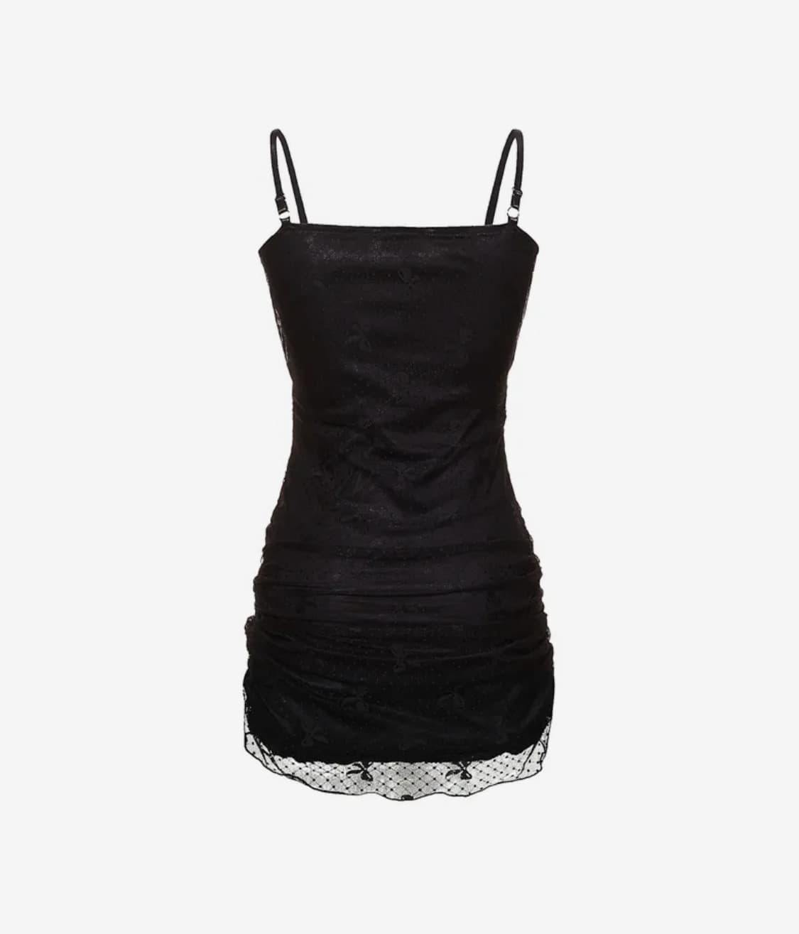 Betty Boop Shirring Lace Mini One-piece 상품이미지2