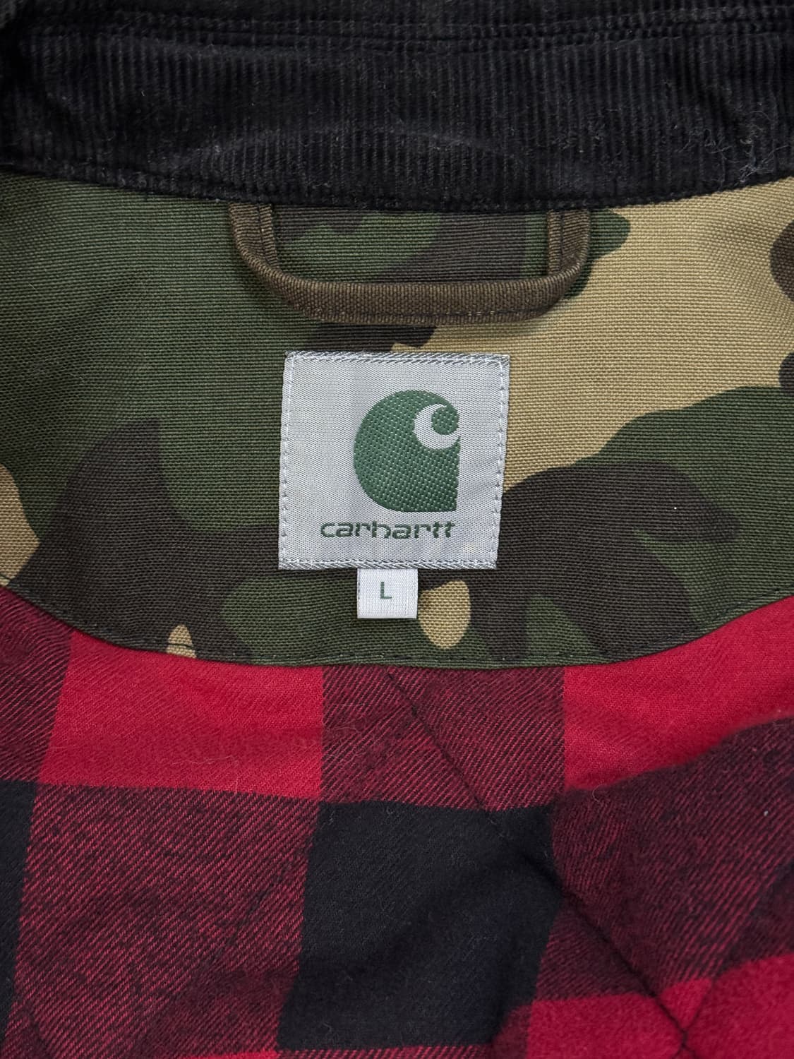 칼하트 WIP 카모 스미스 코트 자켓  상품이미지6