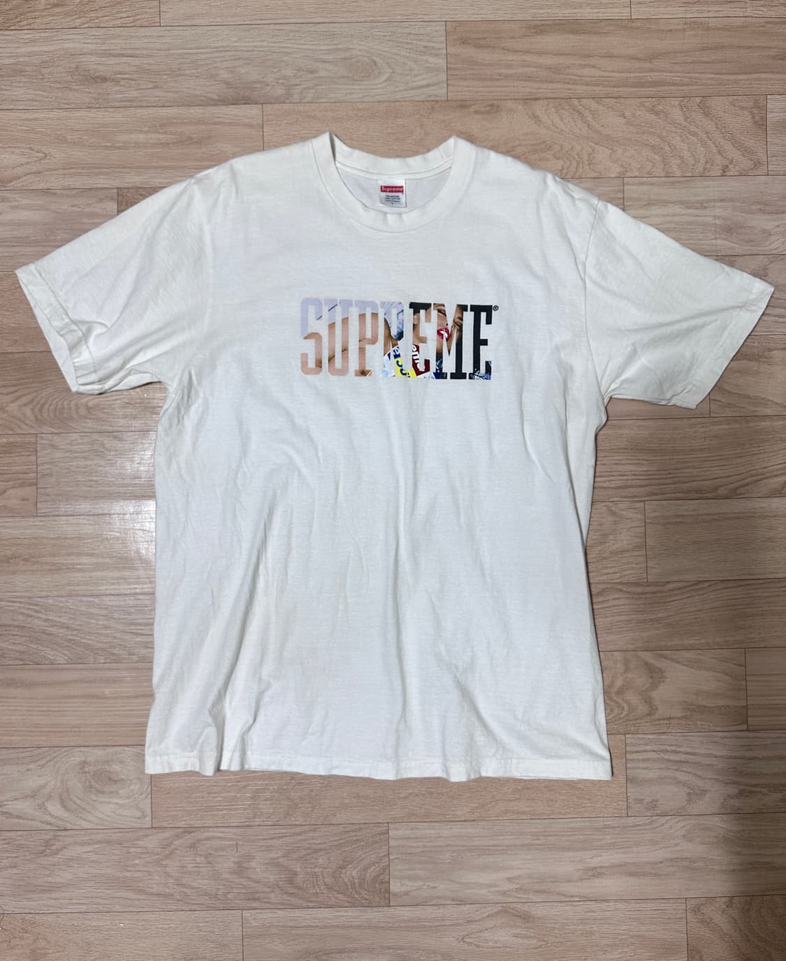[L]슈프림 테라 패트릭 티셔츠 화이트 상품이미지2
