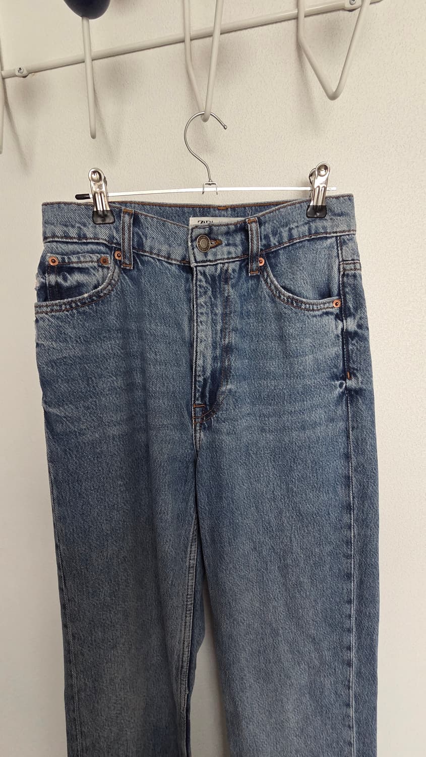 ZARA 와이드 청바지 연청 24 상품이미지2