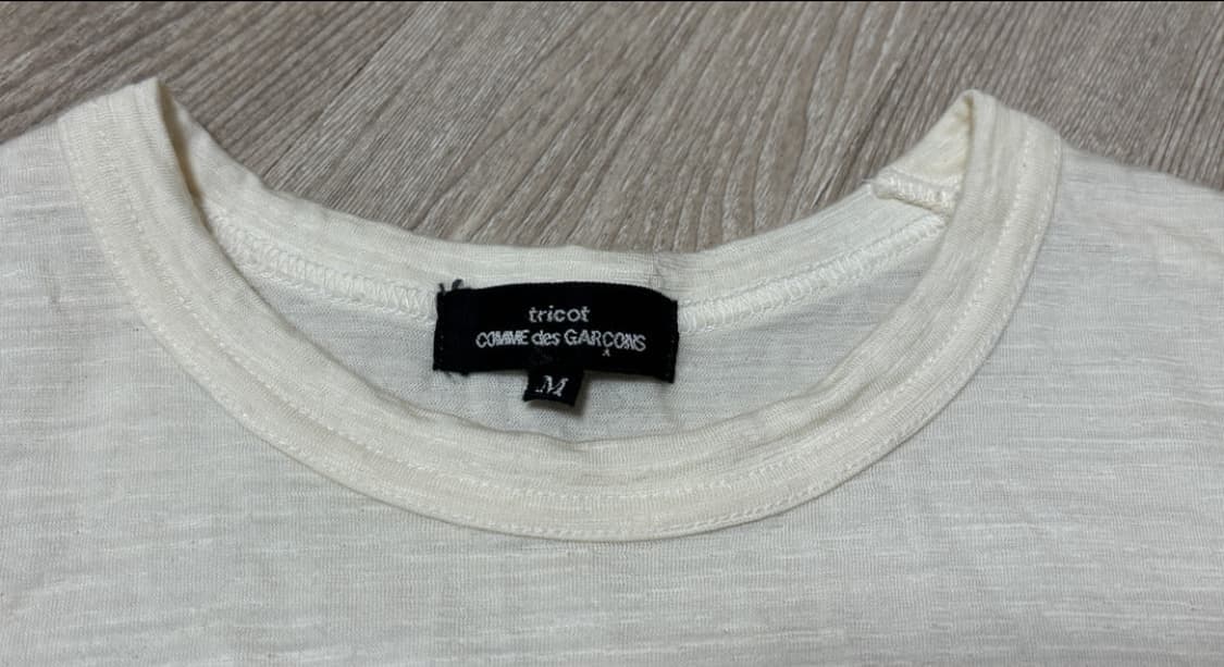 꼼데가르송 트리콧 레이스티셔츠 상품이미지2