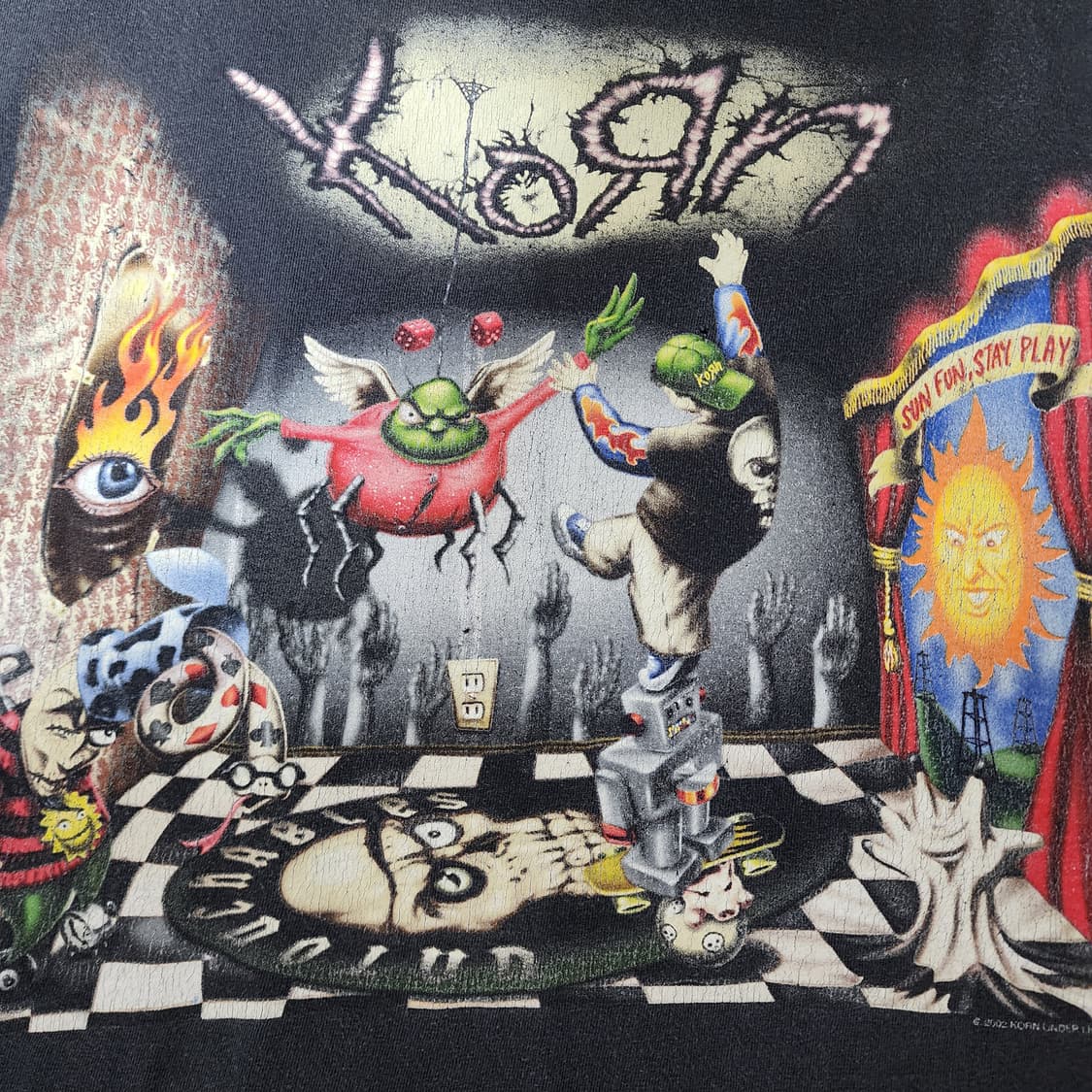 [XL] 00s 콘 KORN 2002 언터쳐블 빈티지 밴드티 상품이미지2