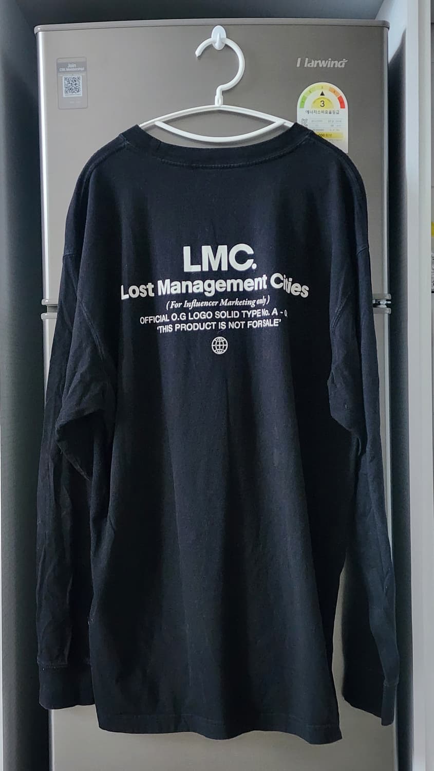 LMC 블랙 긴팔티셔츠 XL 상품이미지2