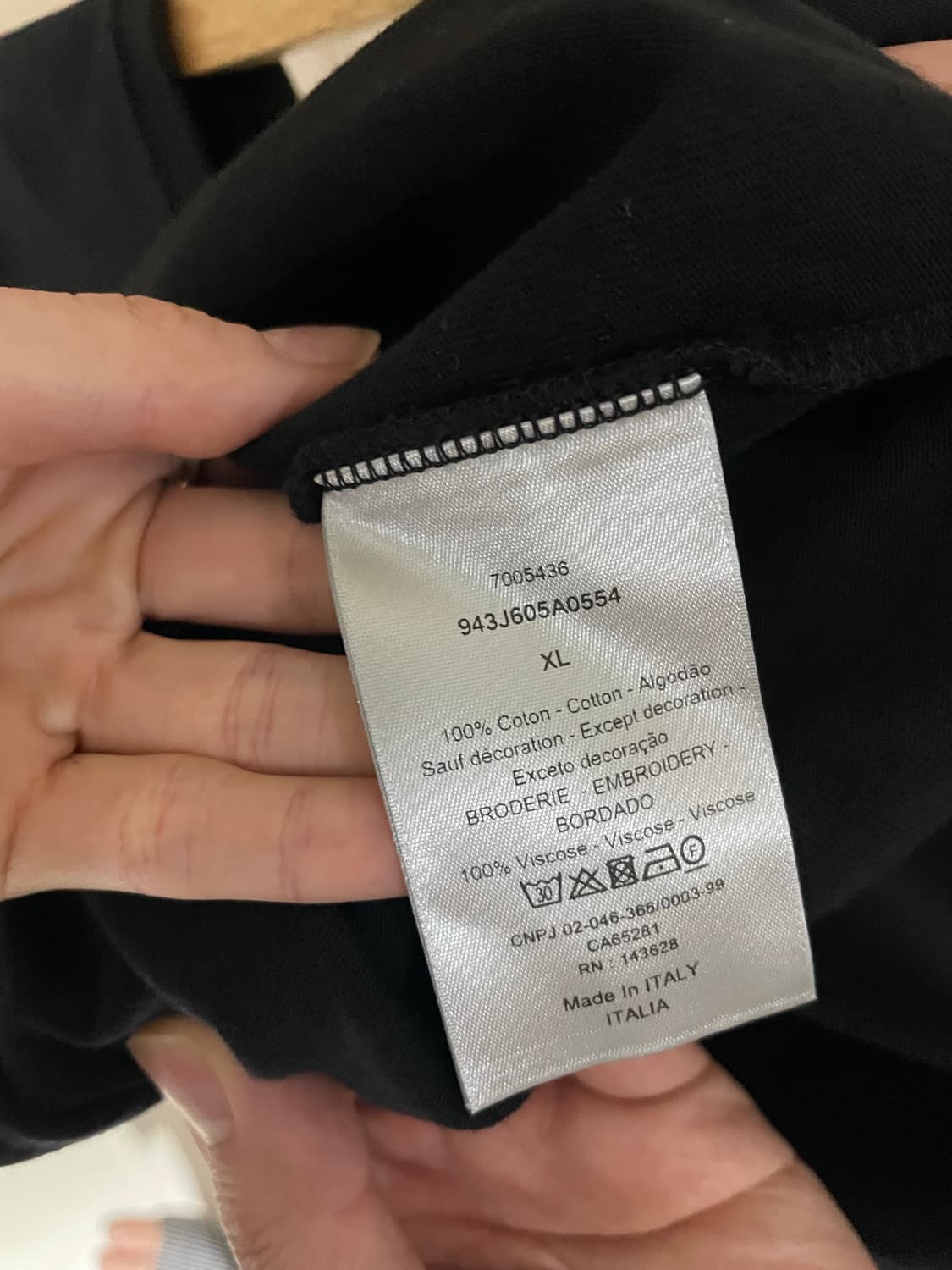 DIOR 디올 반팔 티셔츠 XL 상품이미지5