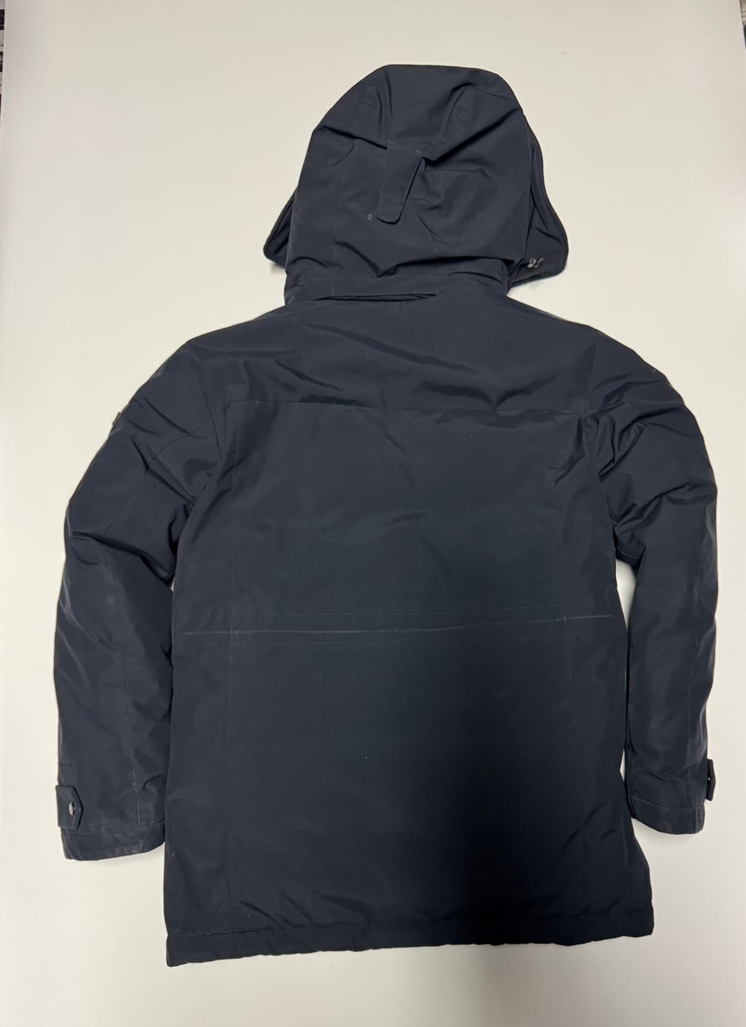 컬럼비아 옴니히트 구스다웅 발열 후드 패딩 점퍼 블랙 상품이미지2