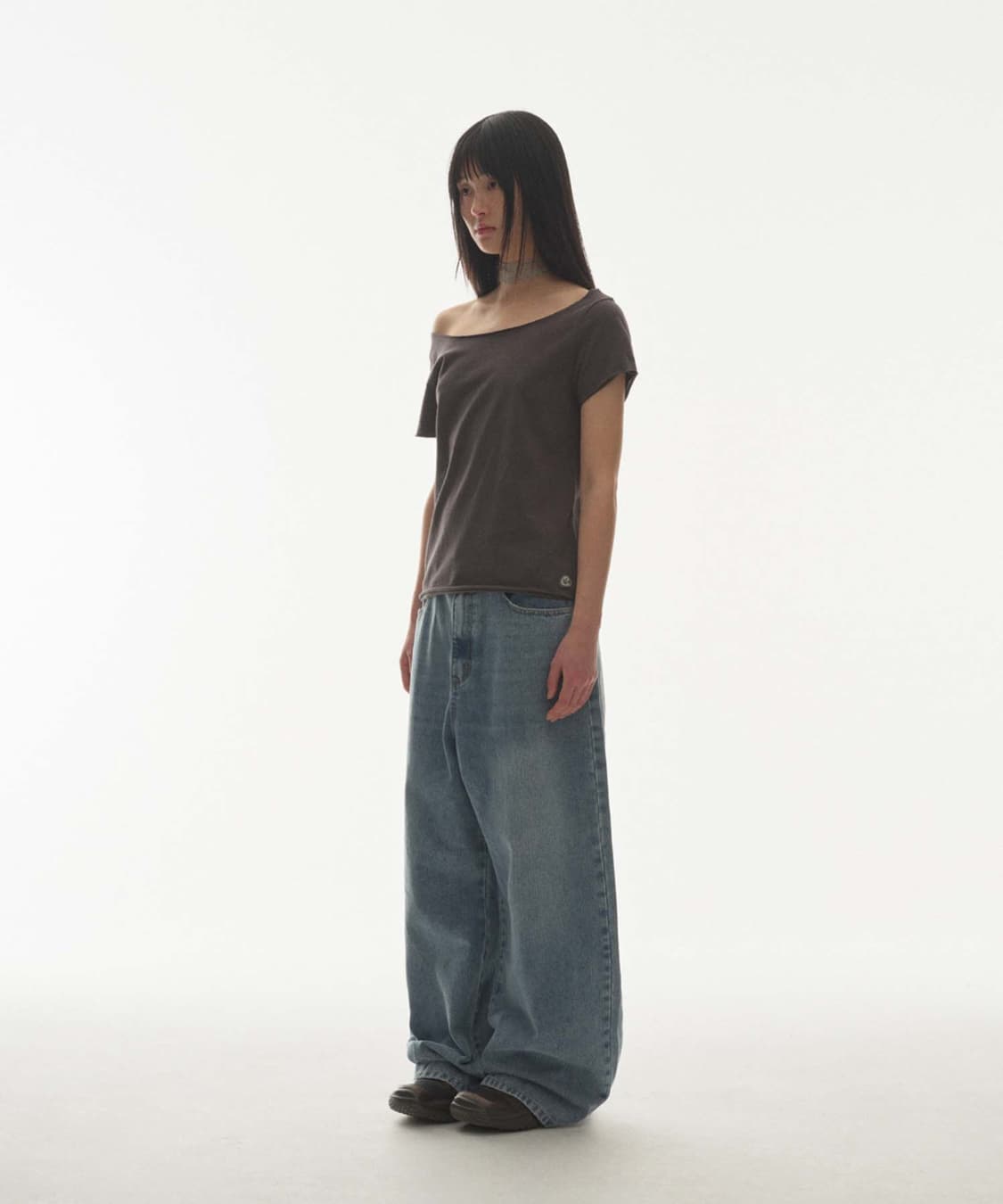 코이세이오 03 윙 티셔츠 차콜 상품이미지2