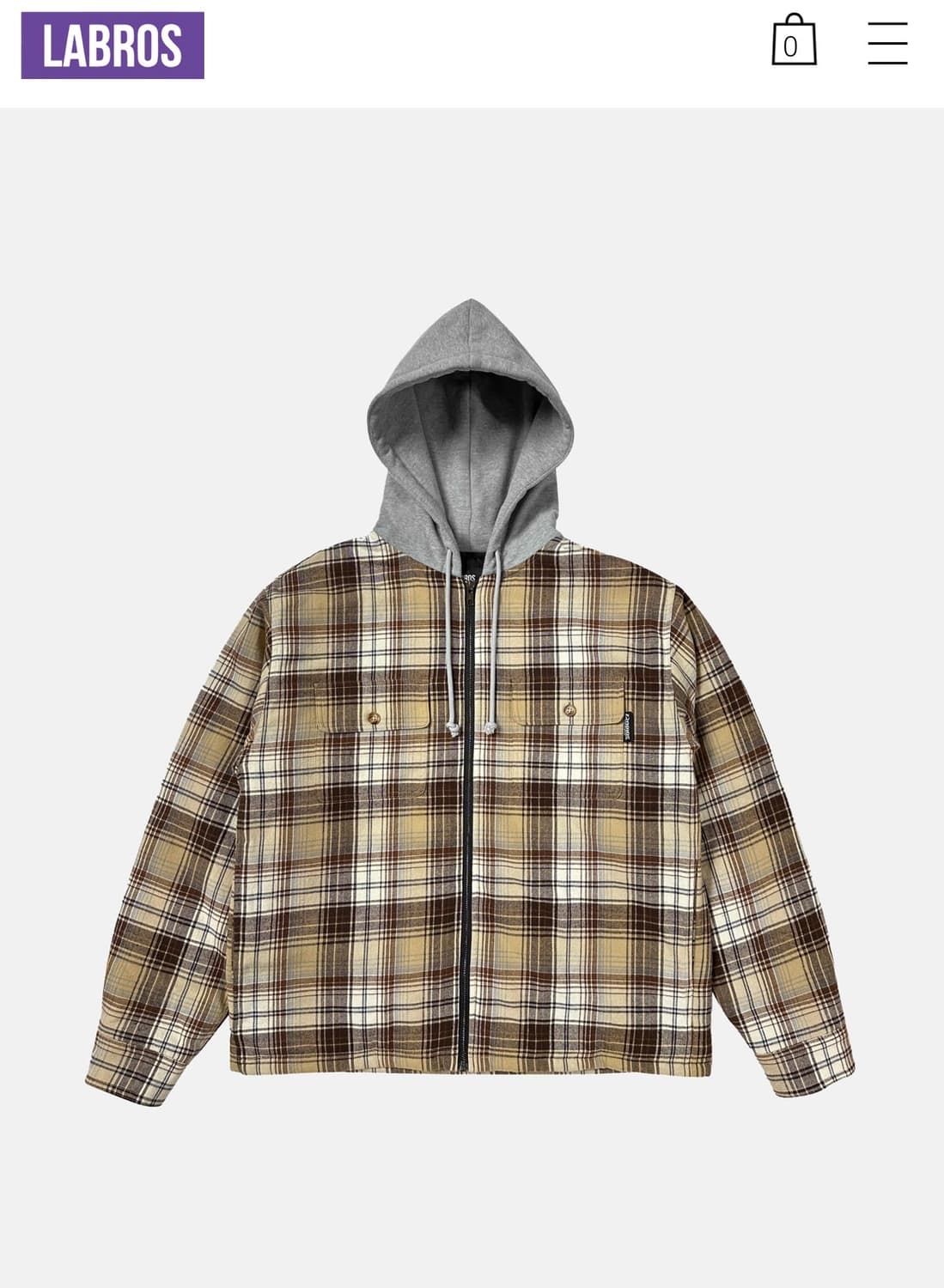 라브로스 후드집업 자켓 L 상품이미지2