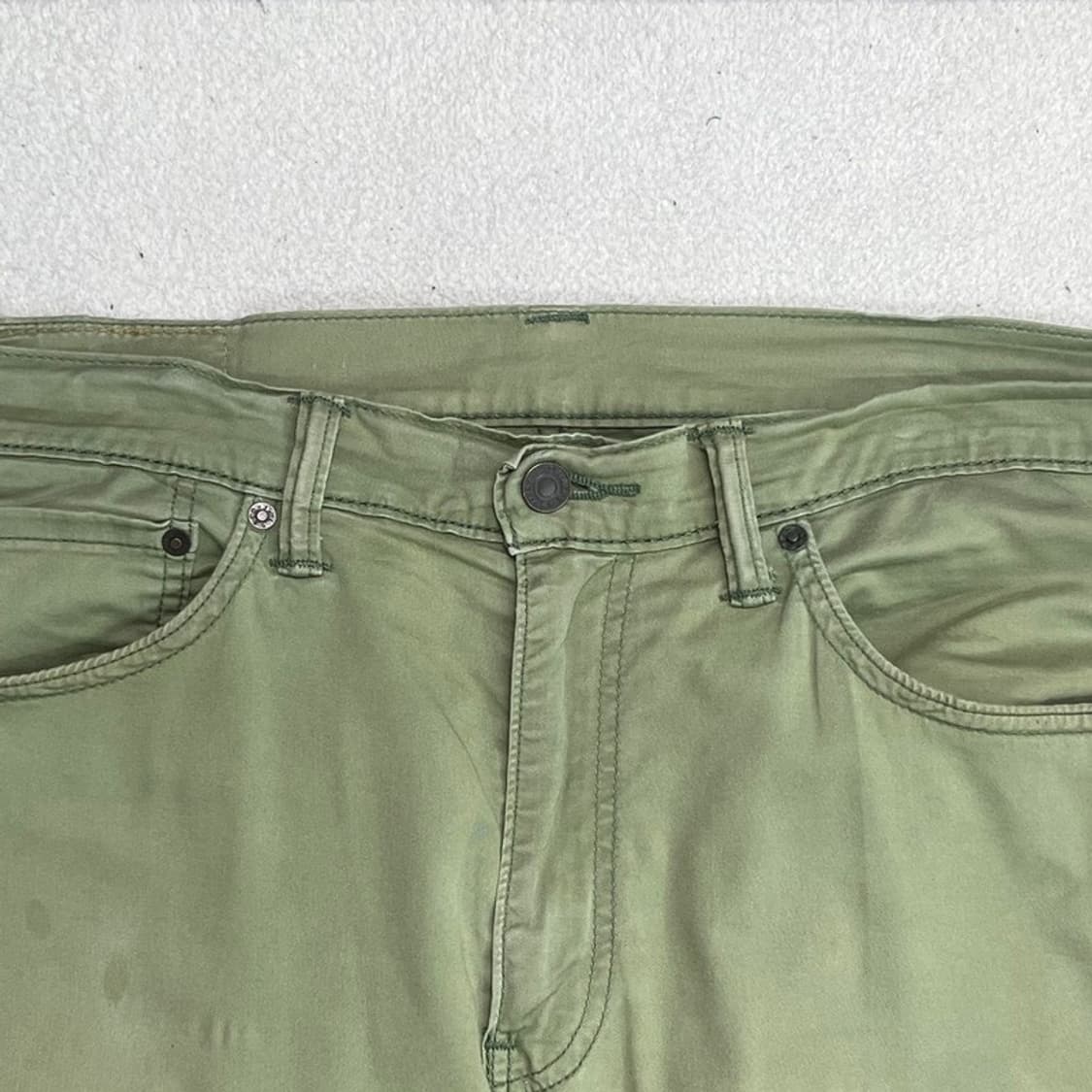 LEVI'S 505 치노 팬츠 올리브 W34 L34 상품이미지2
