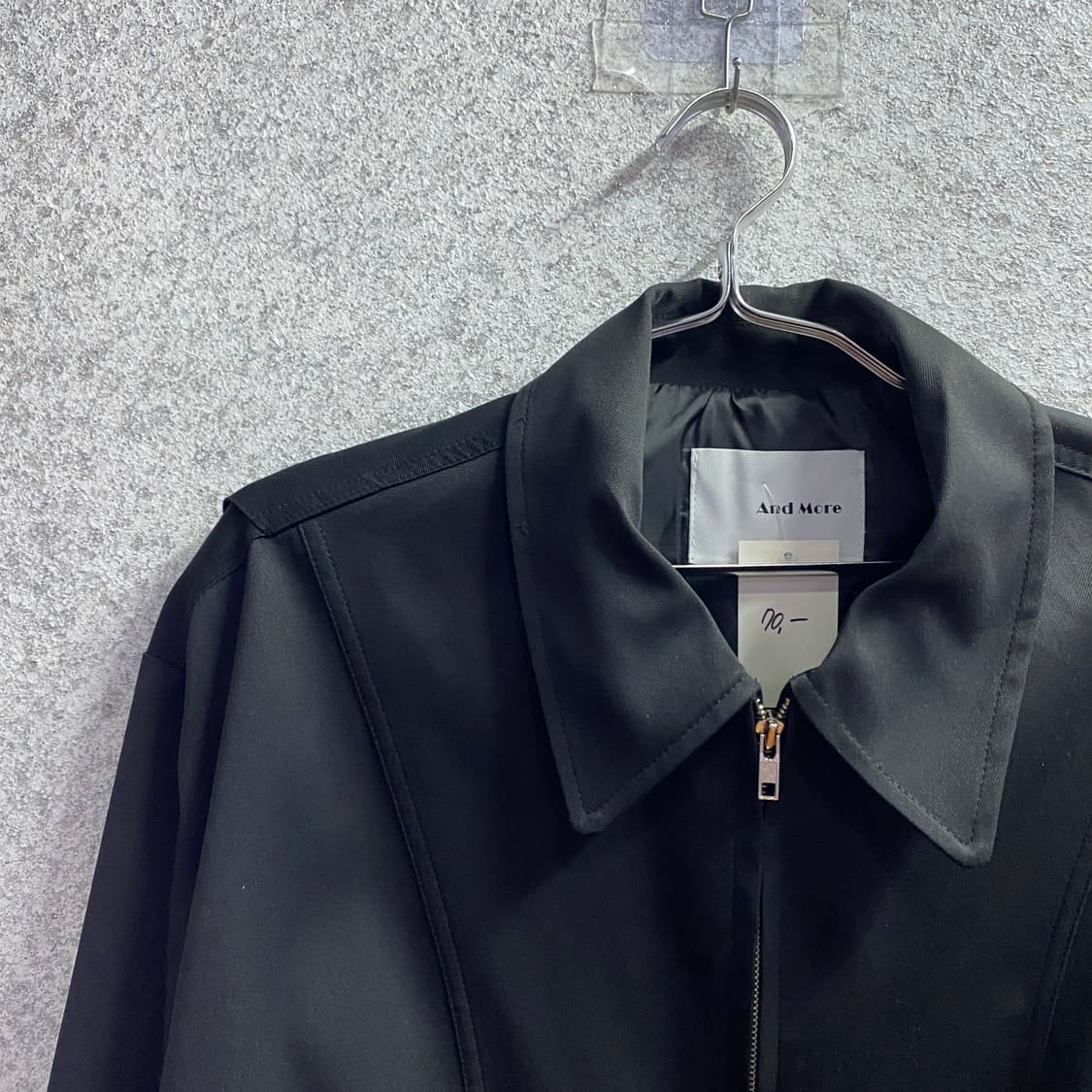 앤드모어 블랙 투웨이 블루종 자켓 B4517 상품이미지4