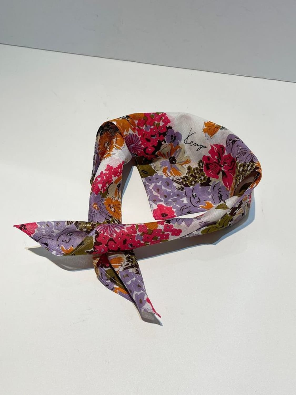 겐조 00's 재팬 플로럴 쁘띠 손수건 A1469 상품이미지1