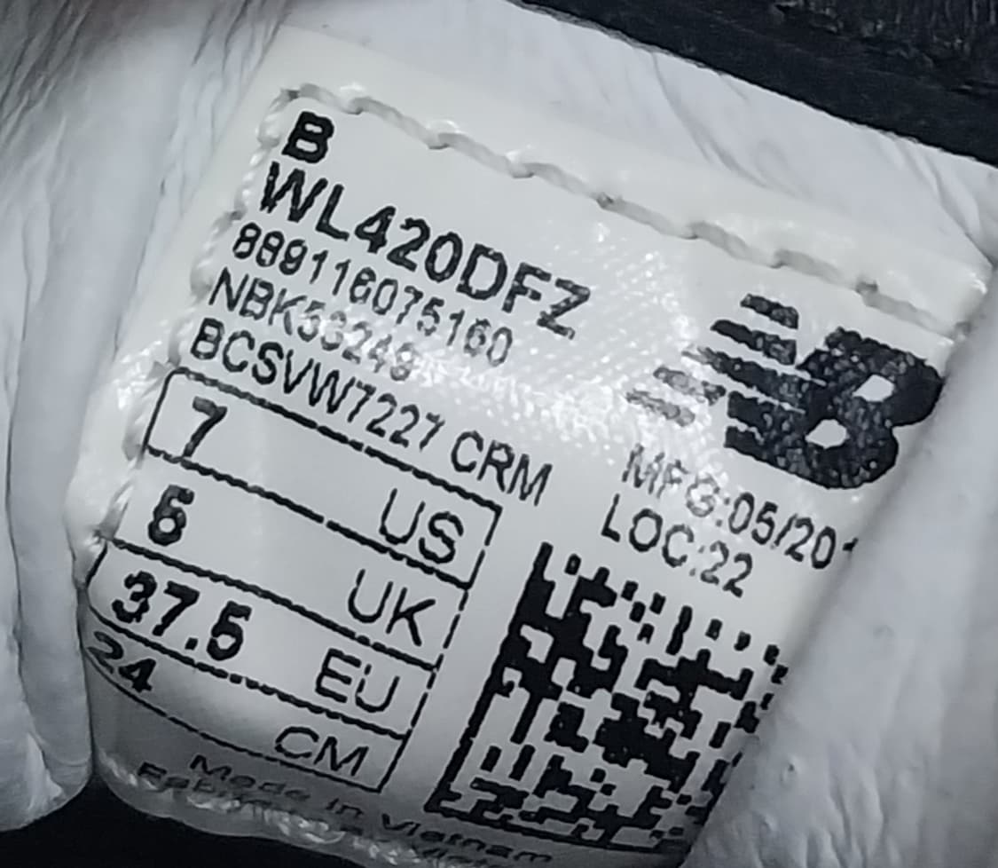 뉴발란스 420 제브라 패턴 스니커즈 240mm 상품이미지9