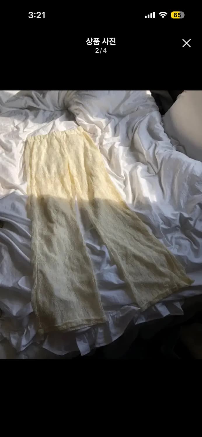 소프티 레이스 시스루 팬츠 상품이미지3